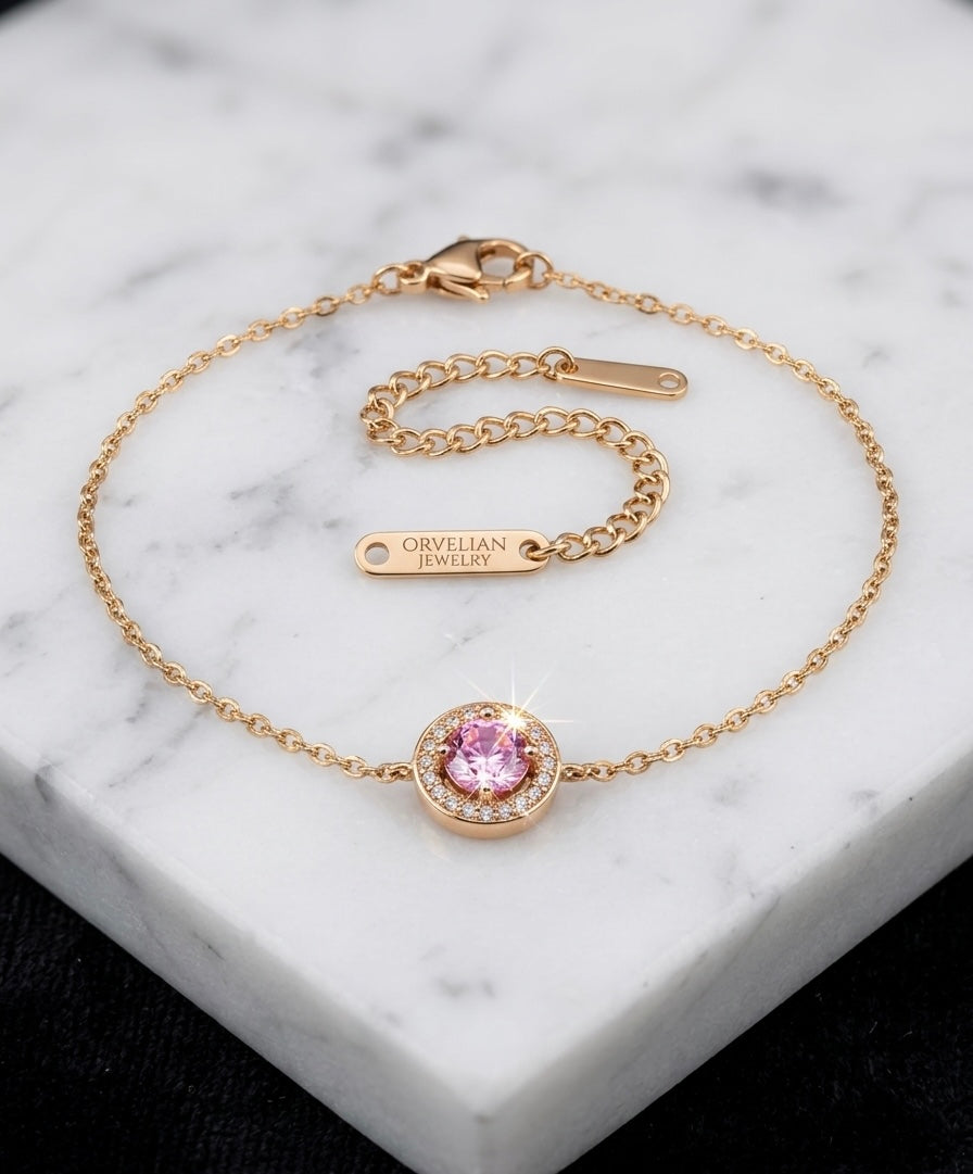 Pulseira Rose Solitaire