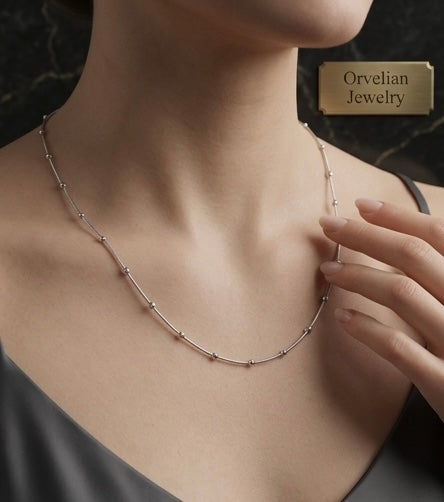 Colar Rivière Perle d’Argent