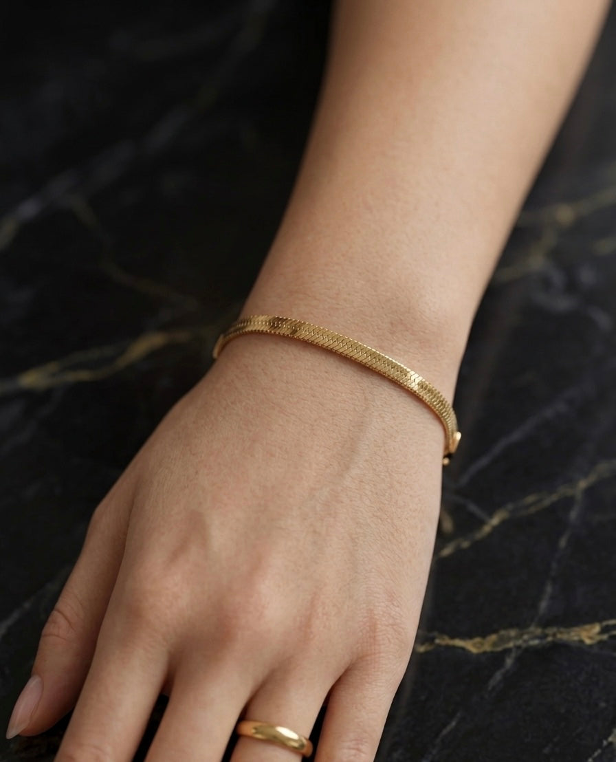 Pulseira Fluidez Dourada