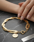 Pulseira Entrelaçada de Prestígio