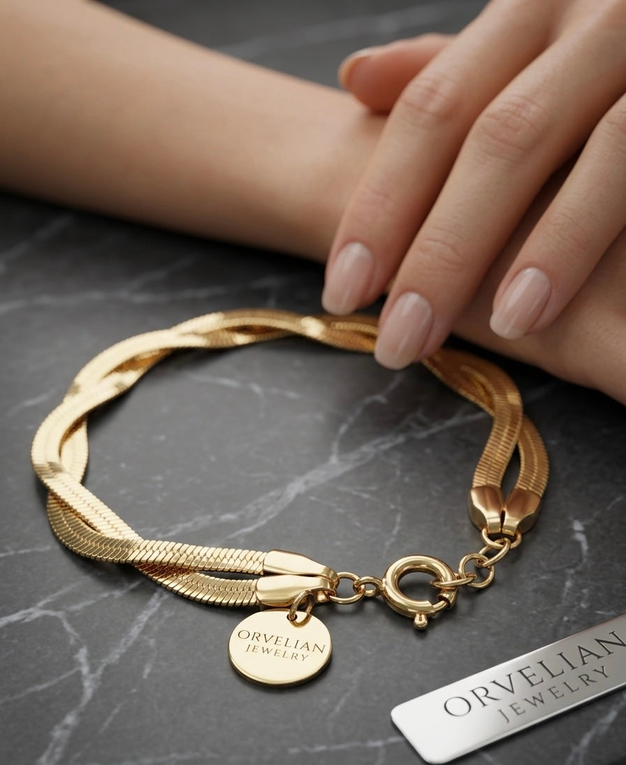 Pulseira Entrelaçada de Prestígio